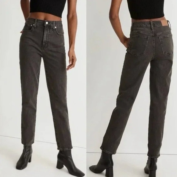 Madewell Denim - Madewell The Perfect‎ Vintage Jean in Lunar Wash Black Gray Size 27